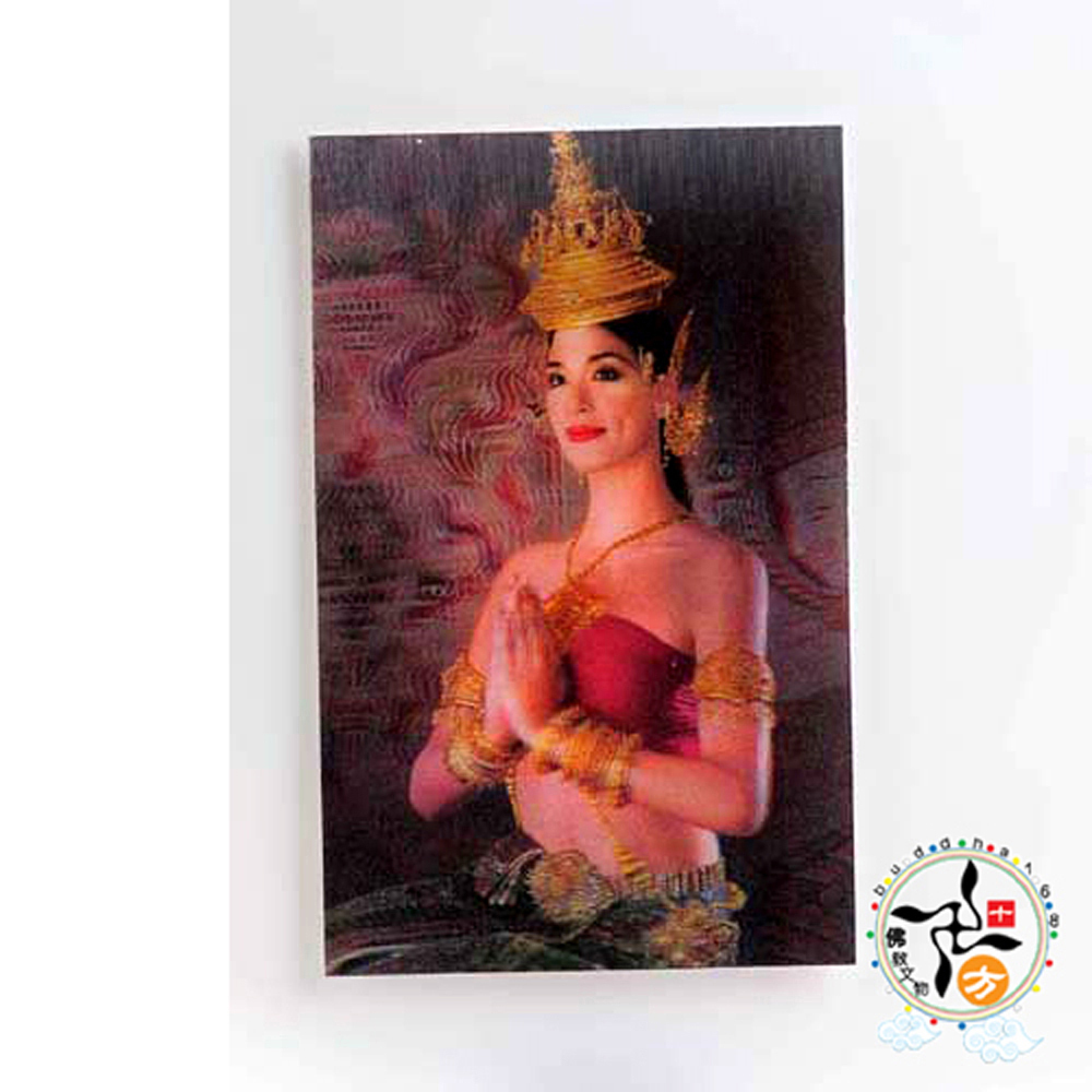 泰國高僧 立體3D佛卡5X9cm【十方】140817