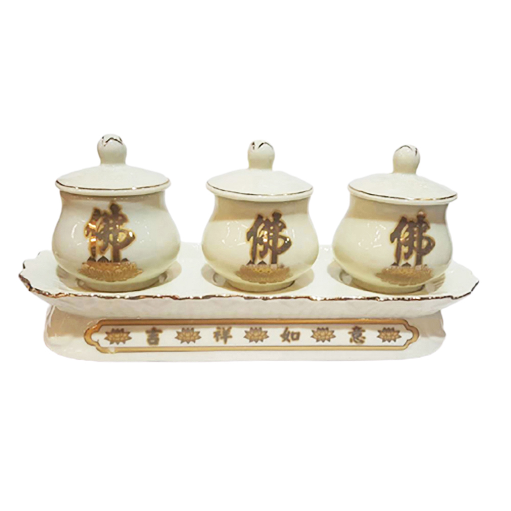 三佛長盤矮供水杯【十方】142945