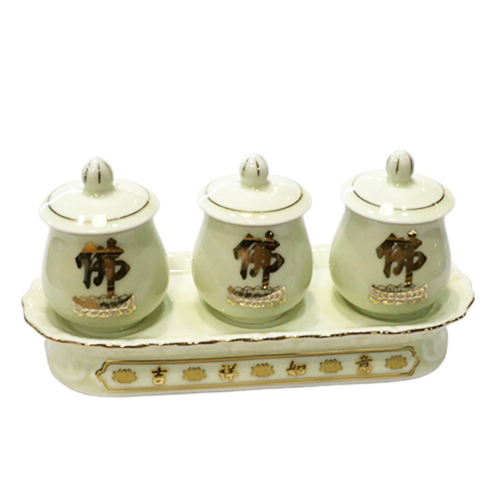 三佛長盤供水杯【十方】142944