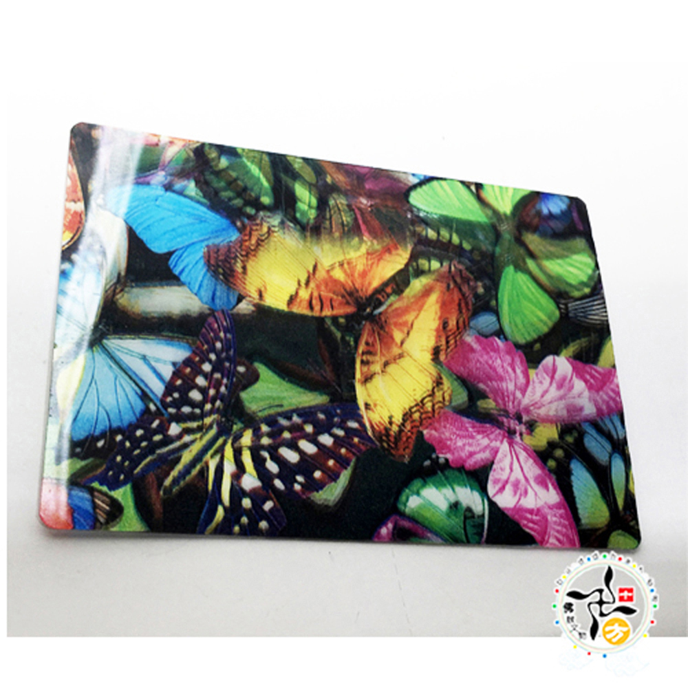 蝴蝶 3D小卡12.3*8.3公分【十方】145109