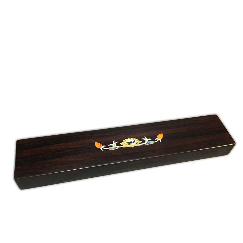 新蓮鑲貝黑檀文鎮M【十方】147219