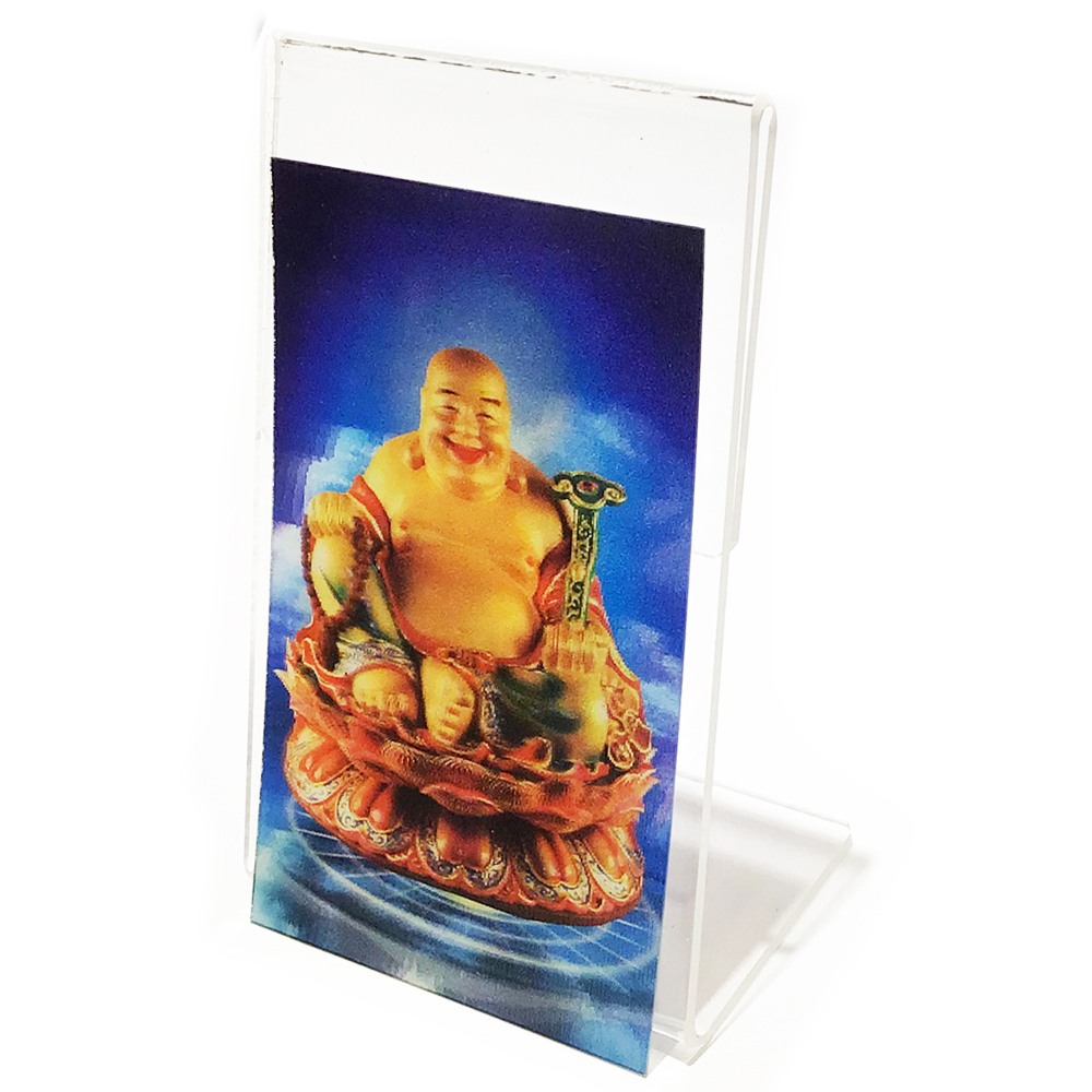 招財彌勒佛 3D佛卡附壓克力座【十方】151187