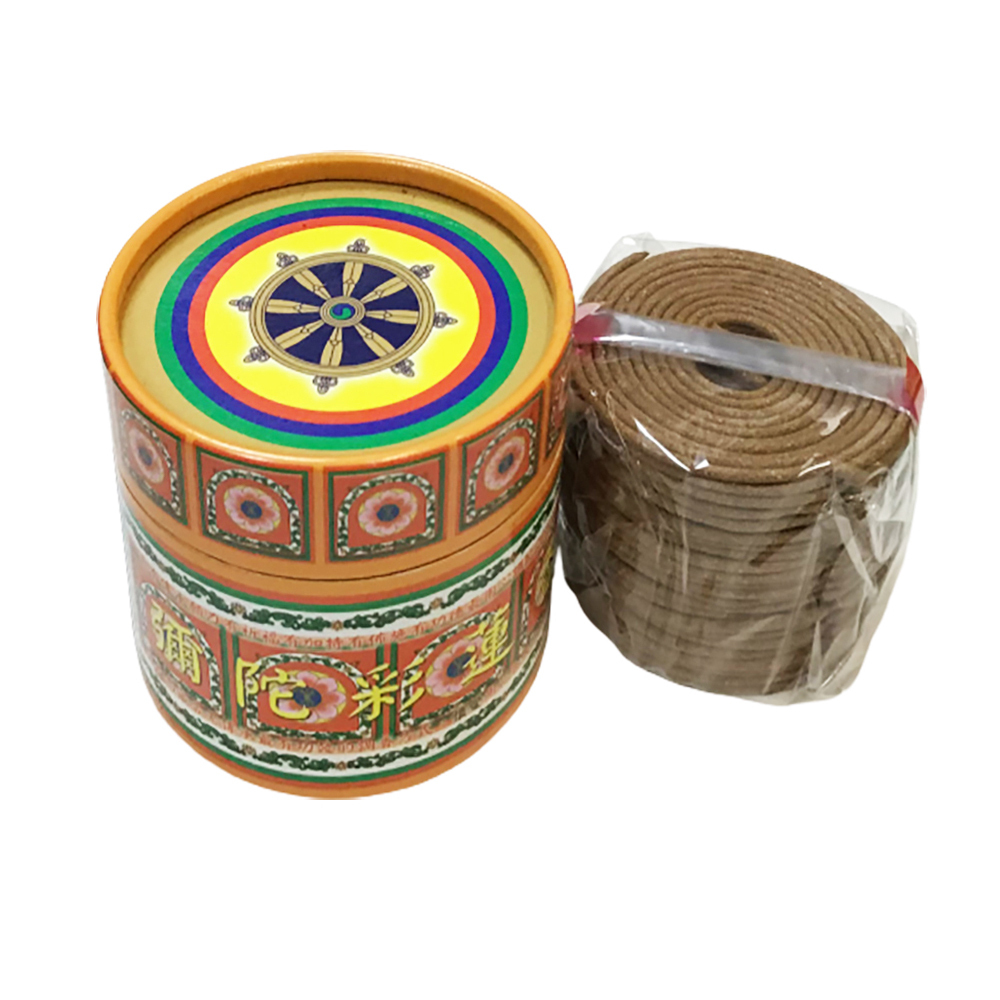 彌陀彩蓮香{人緣}4H盤香【十方】113432