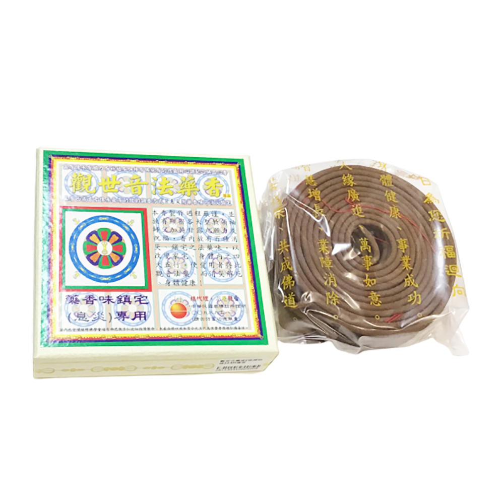 觀音法藥香{熄滅病痛}24H環香【十方】113441