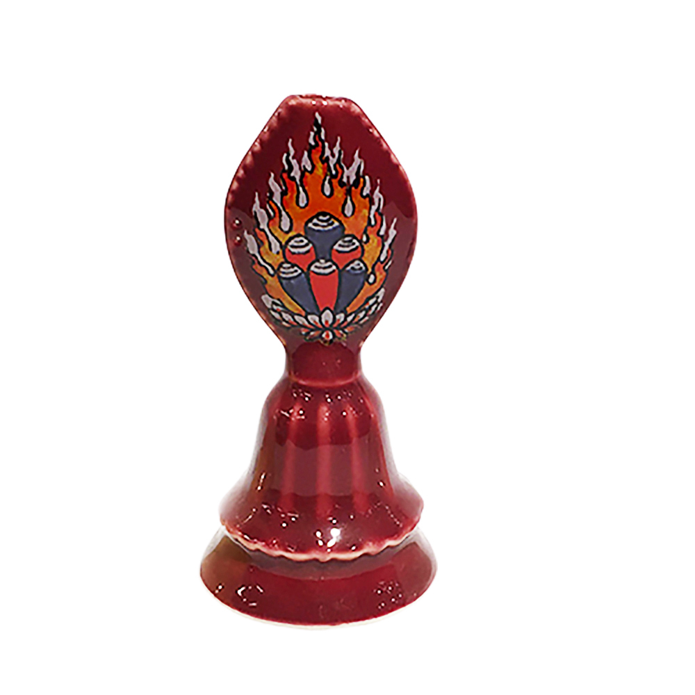 摩尼寶陶瓷香粉模{紅色}【十方】113932