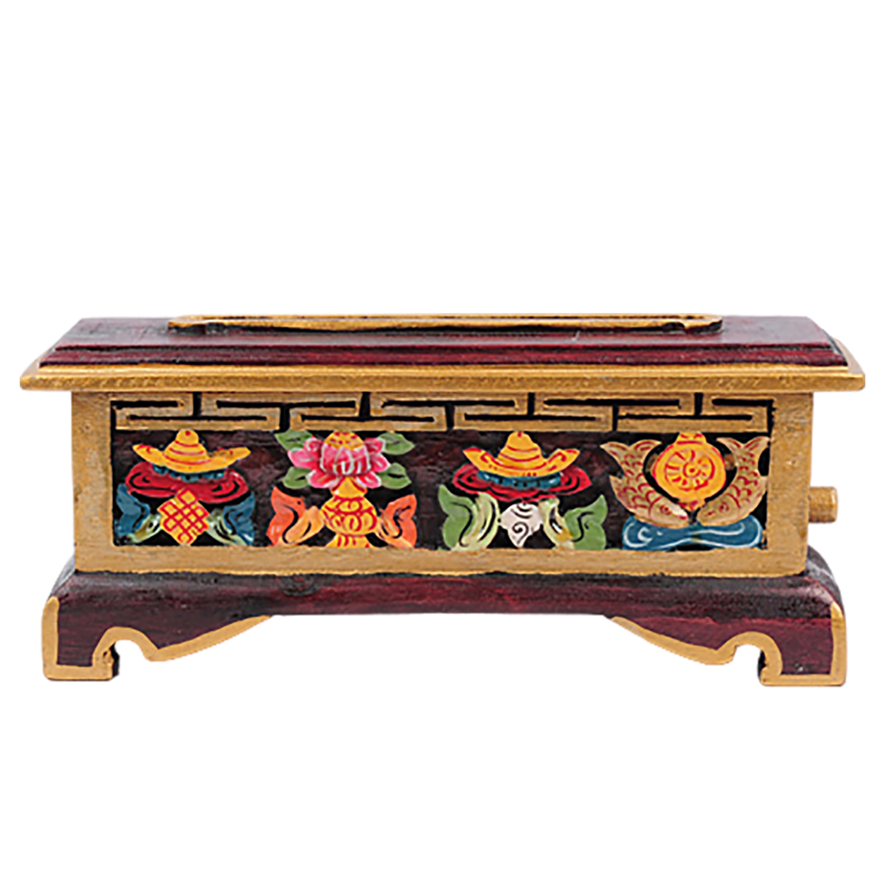 尼泊爾香爐.手工彩繪木雕 【十方】136657