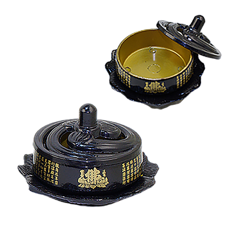 心經{蓮花盤}淨香爐 【十方】139112