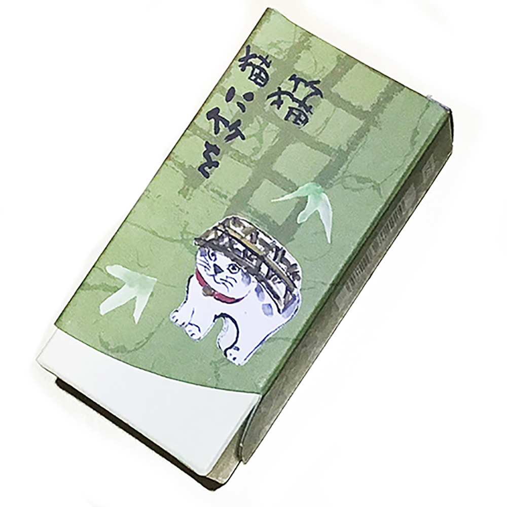 日本貓趣 竹 臥香6公分【十方】147019