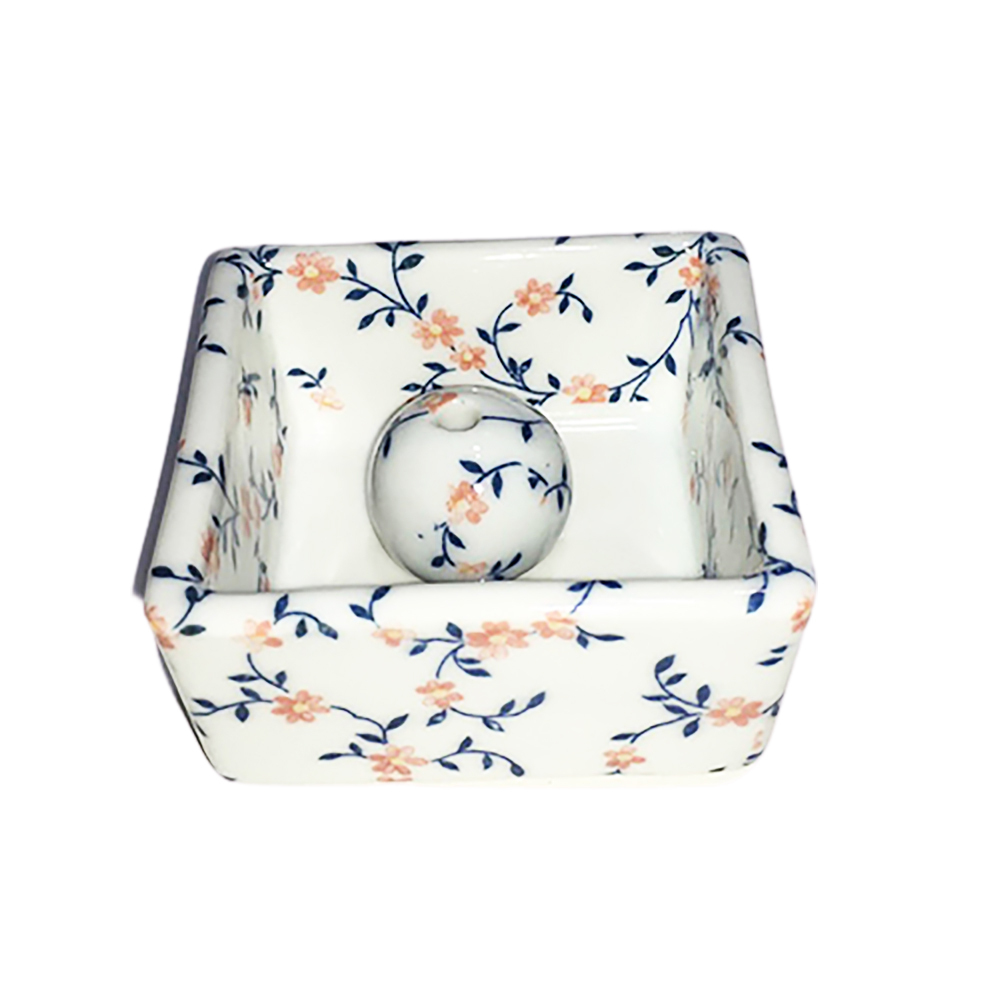 小花方型香皿 日本進口【十方】142776