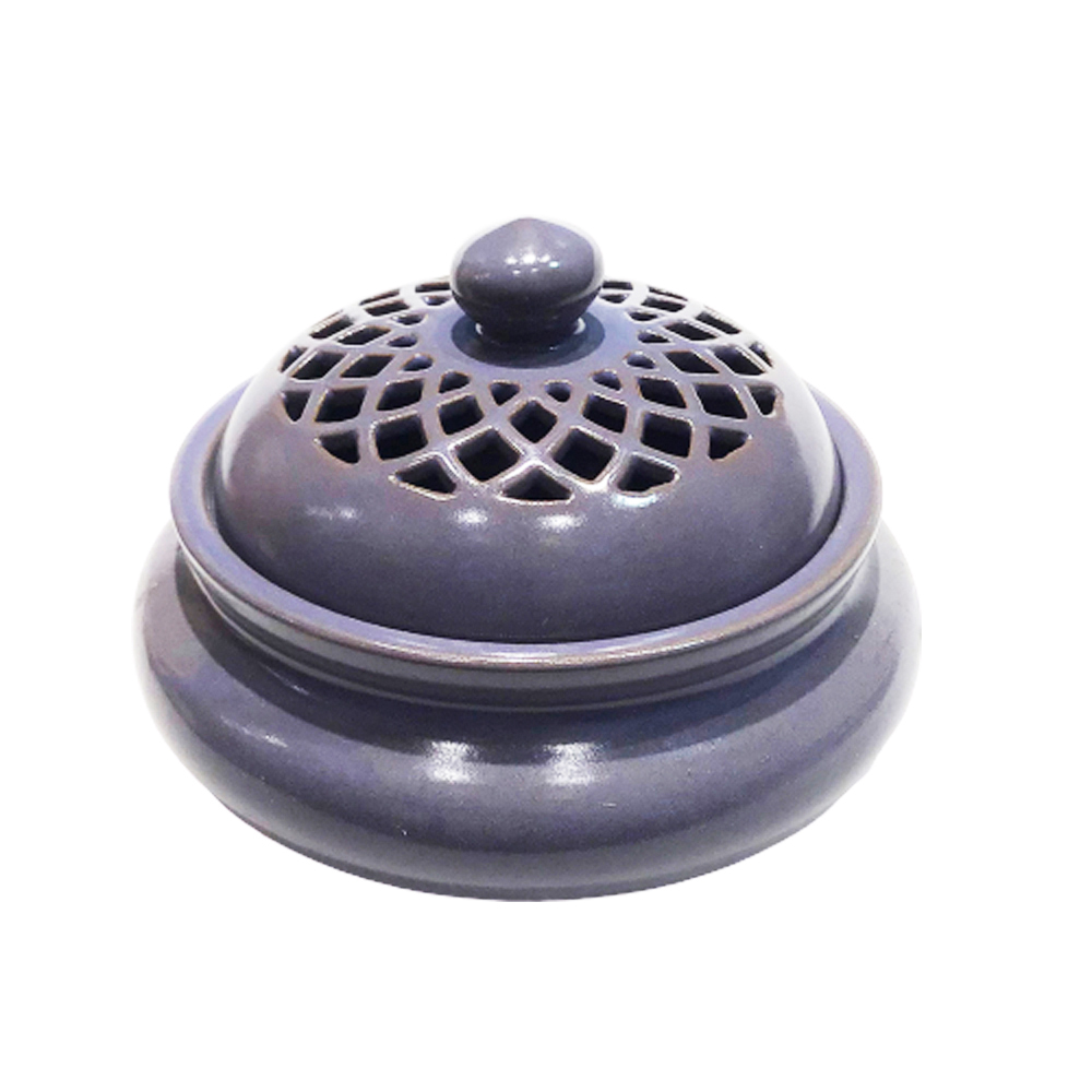 圓滿紫砂 紫藍 淨香爐【十方】149853