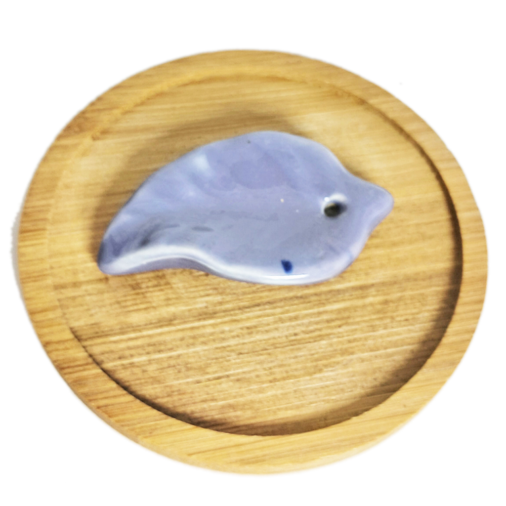 一葉陶瓷香插+竹圓盤【十方】152321