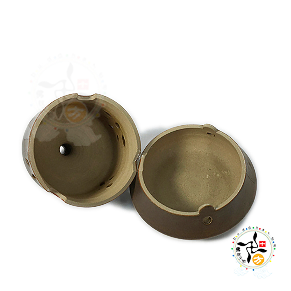 鐘型淨香爐{大}褐色【十方】118118