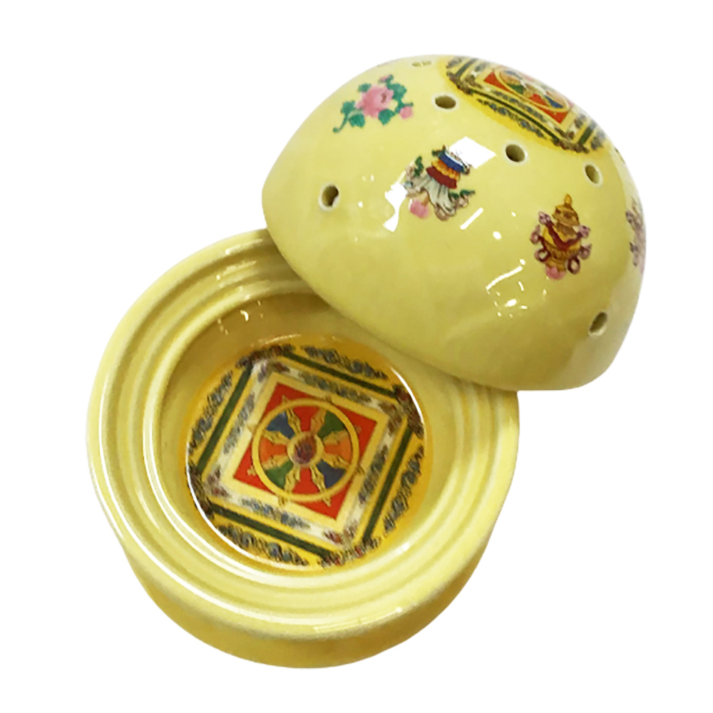 增益壇城寶瓶爐{14型}黃色【十方】113916