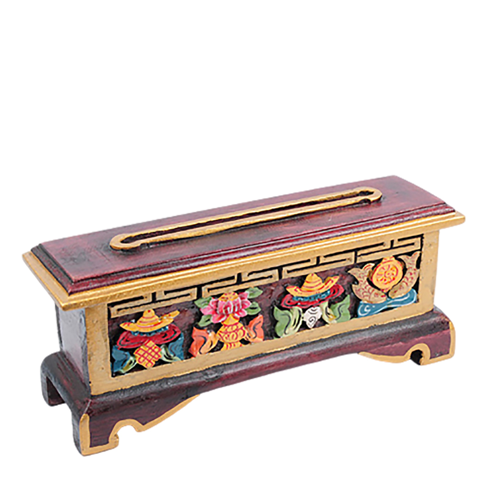 尼泊爾香爐.手工彩繪木雕 【十方】136657