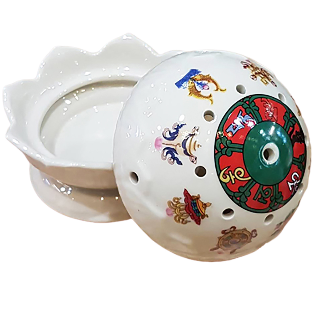 息災壇城蓮花爐 白色 中【十方】142268