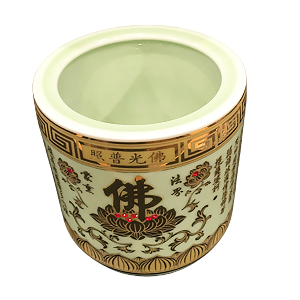 心經 瓷 立香爐  【十方】143222