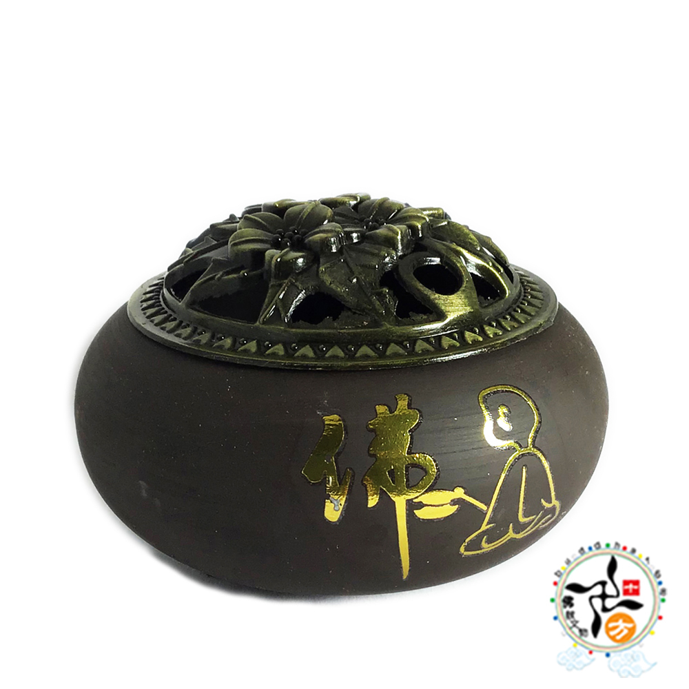 佛 紫砂淨香爐【十方】148005