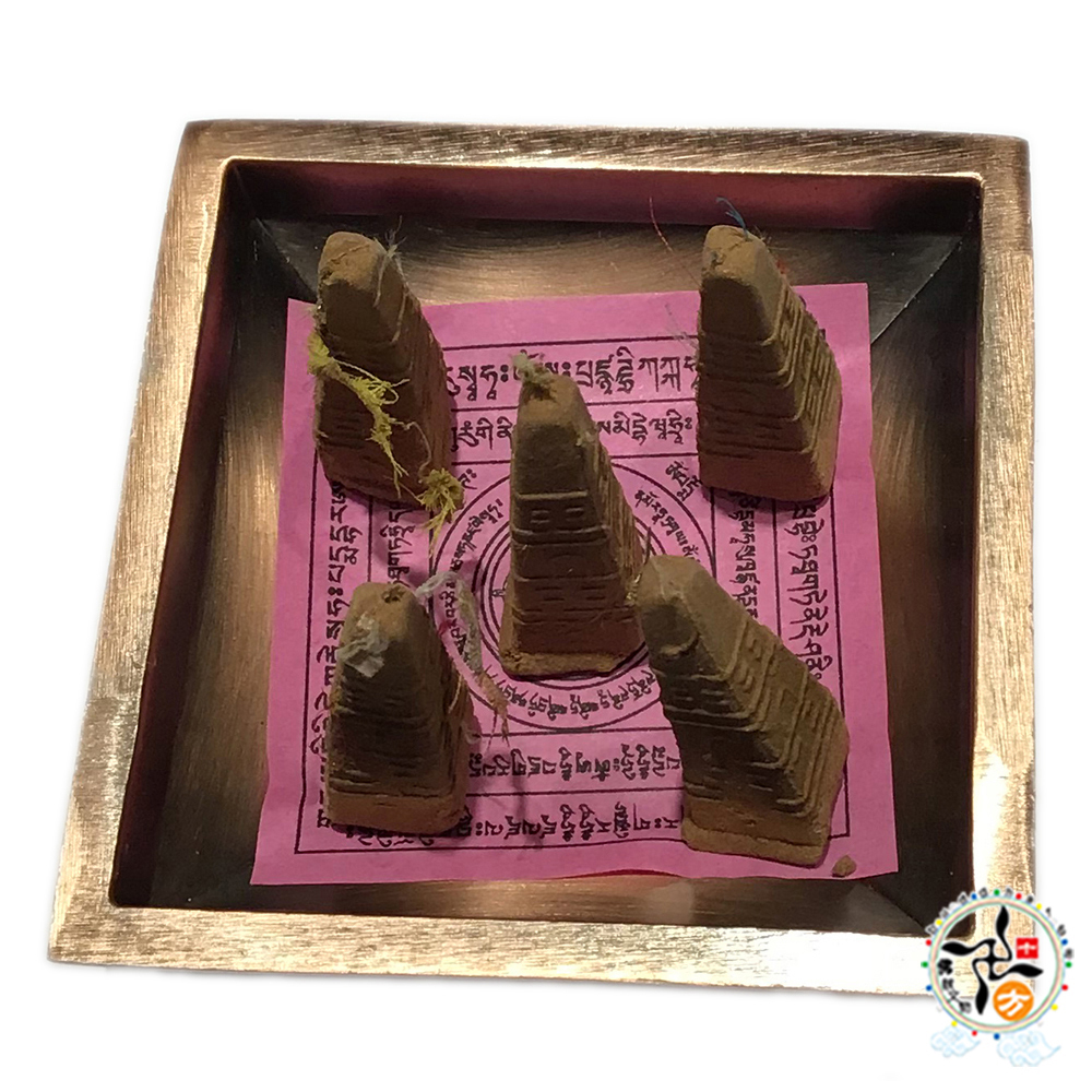 十字杵煙供爐 紅銅色【十方】149183