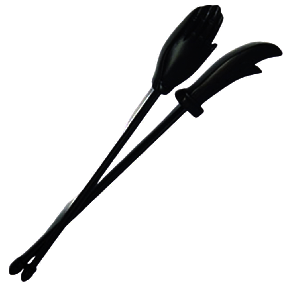 黑檀施食器 26公分 一對【十方】111741