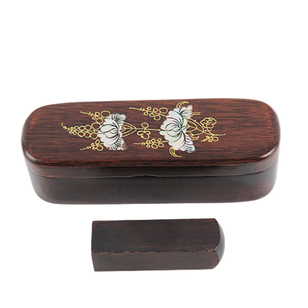  雞翅木雕印章盒組【十方】118328