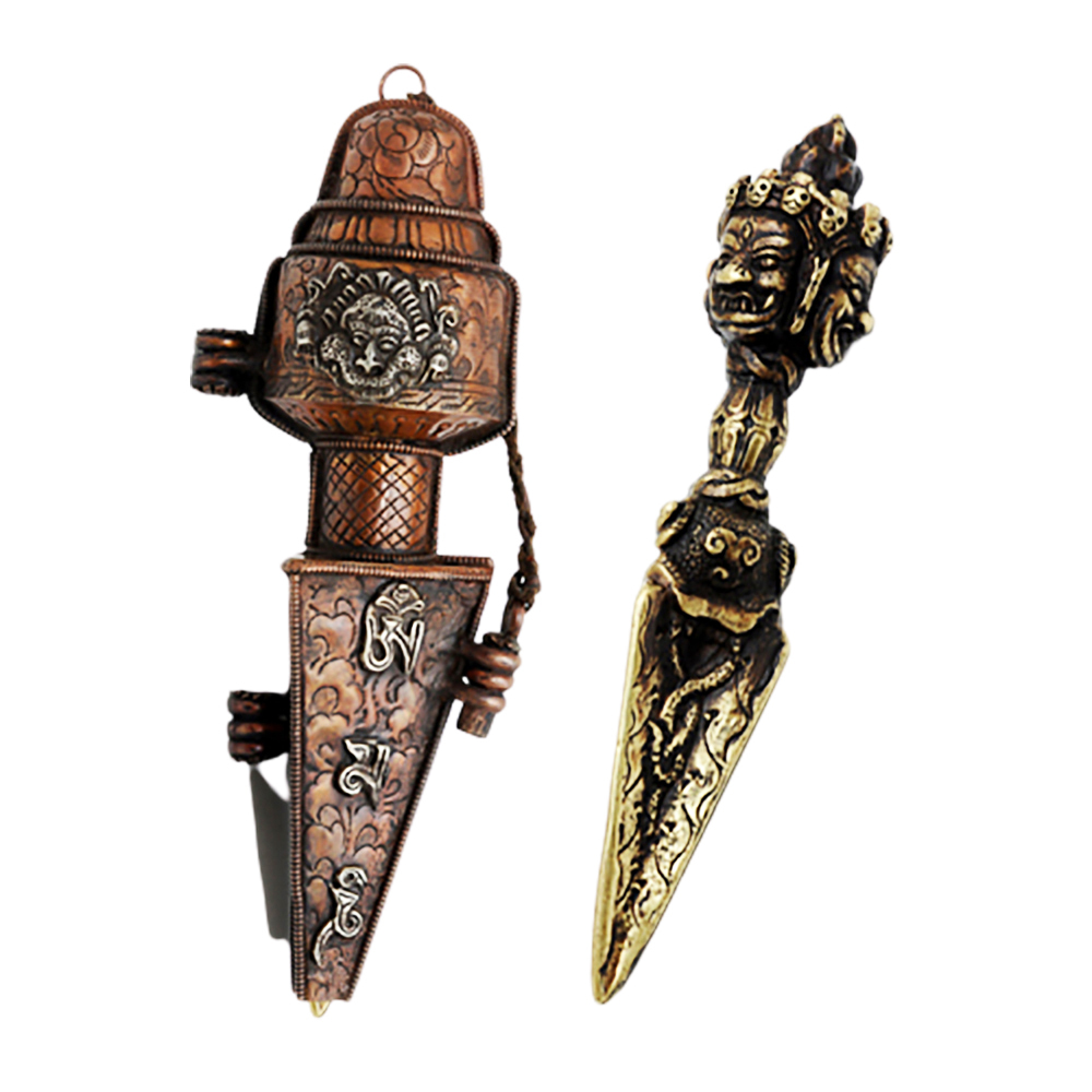 普巴杵&{銅盒}22公分【十方】125780