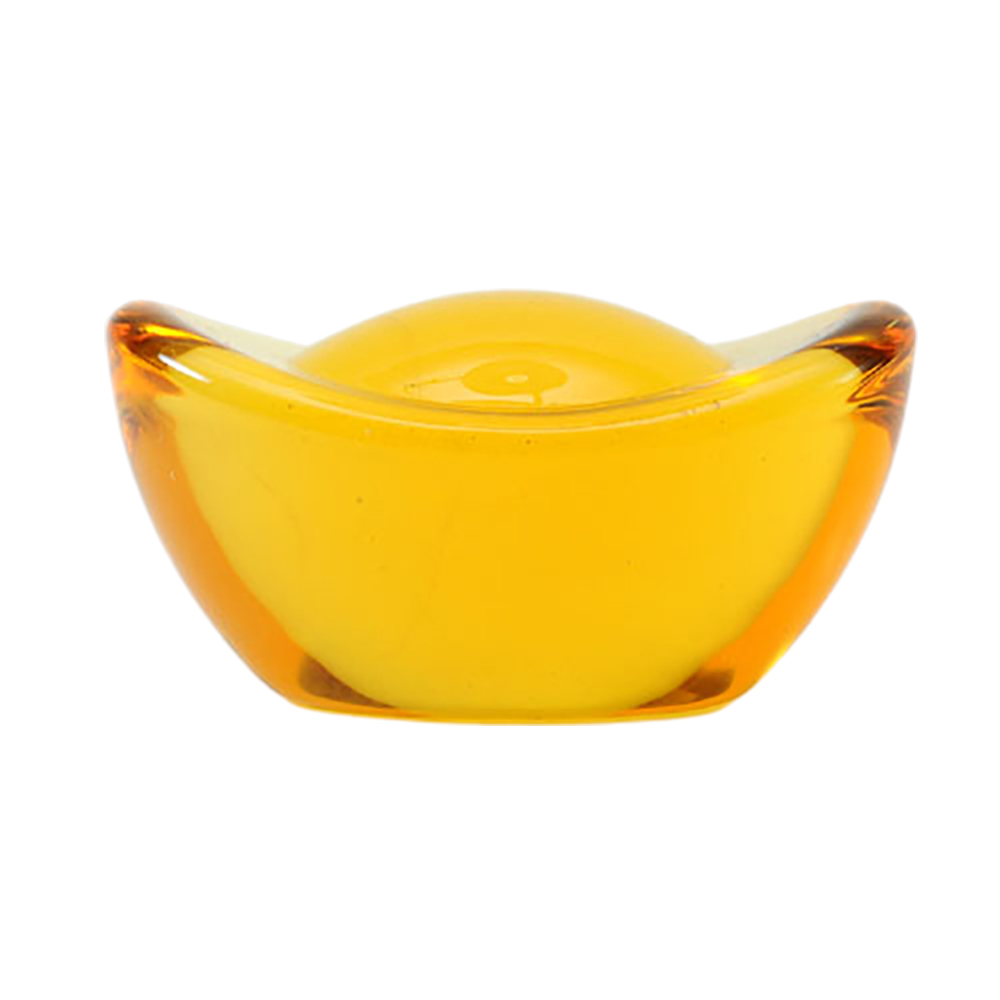 黃晶琉璃元寶6公分【十方】129132