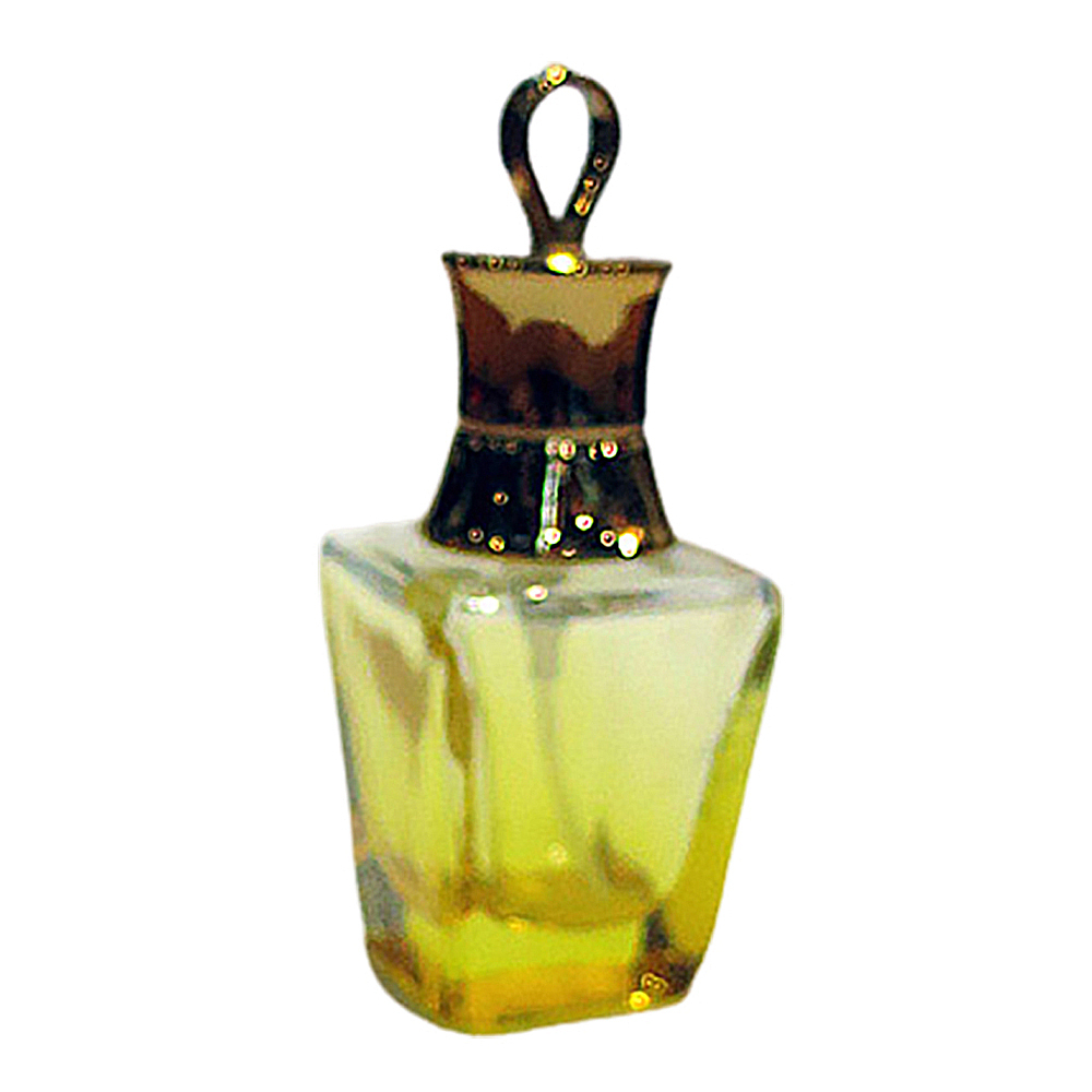 香水瓶(黃)高8*3.2公分【十方】135617