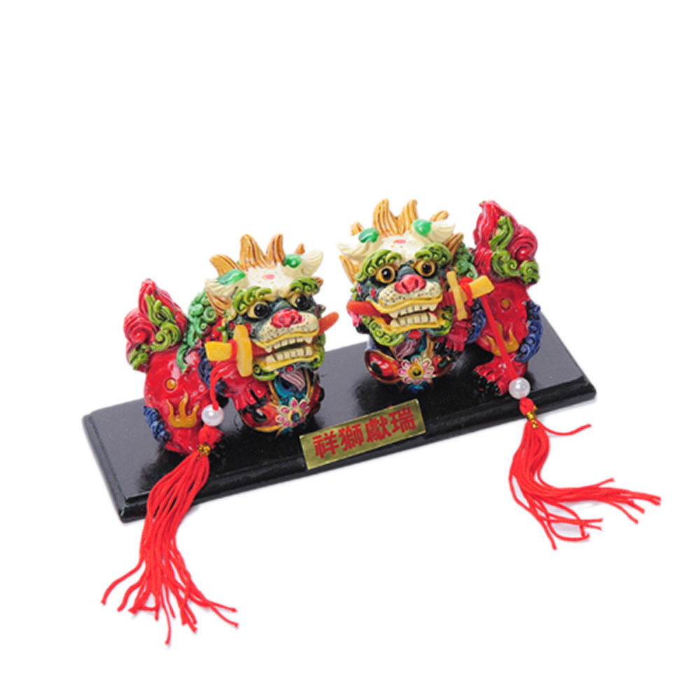 祥獅招財金玉滿堂開運藝品【十方】136570