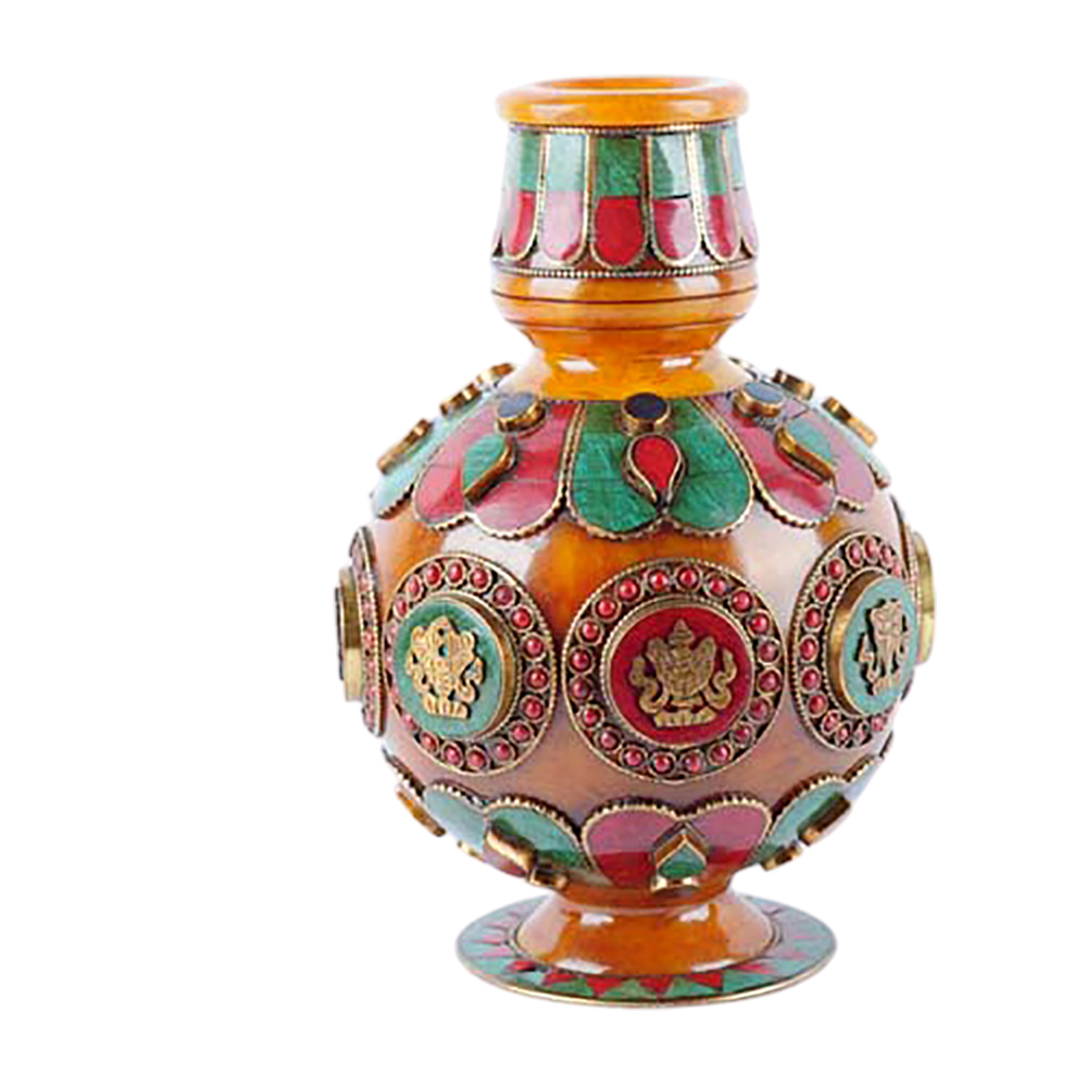 藏傳八吉祥蜜納寶瓶【十方】137965