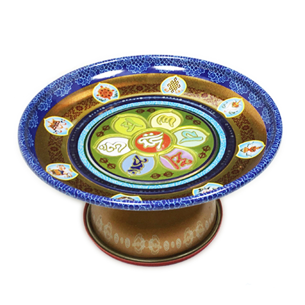 八吉祥六字真言果盤M【十方】139401