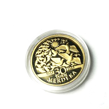 觀音亭落成紀念金幣2.8*0.6公分【十方】145327