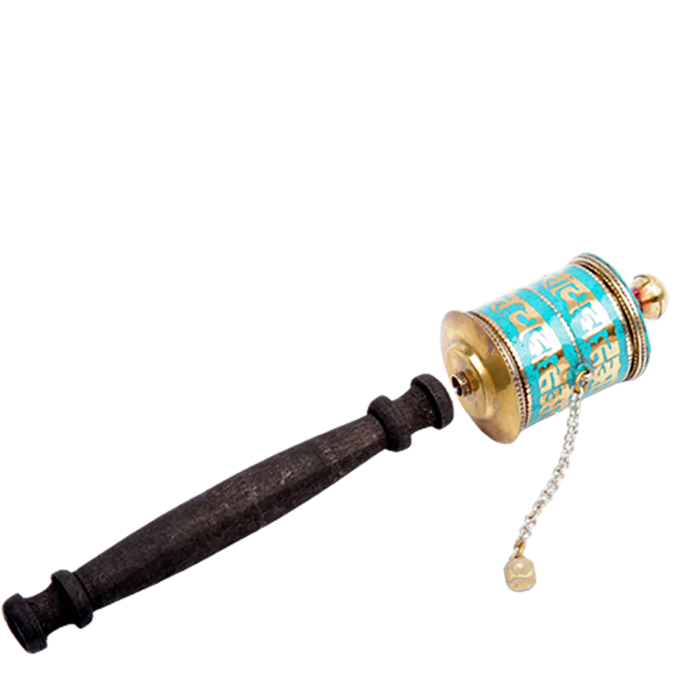 六字真言手轉經輪22公分【十方】145101