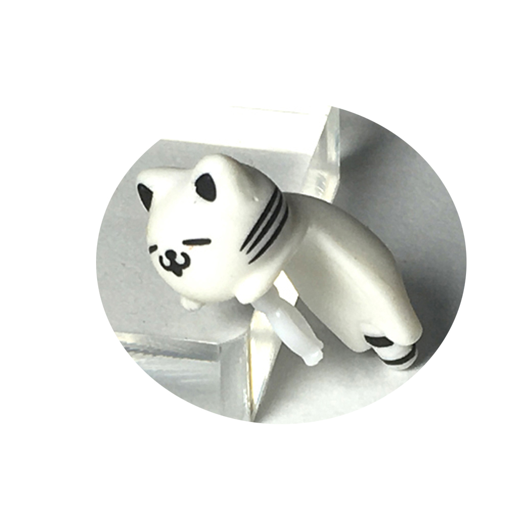 招財 Q貓咪 耳機塞 3公分【十方】145380