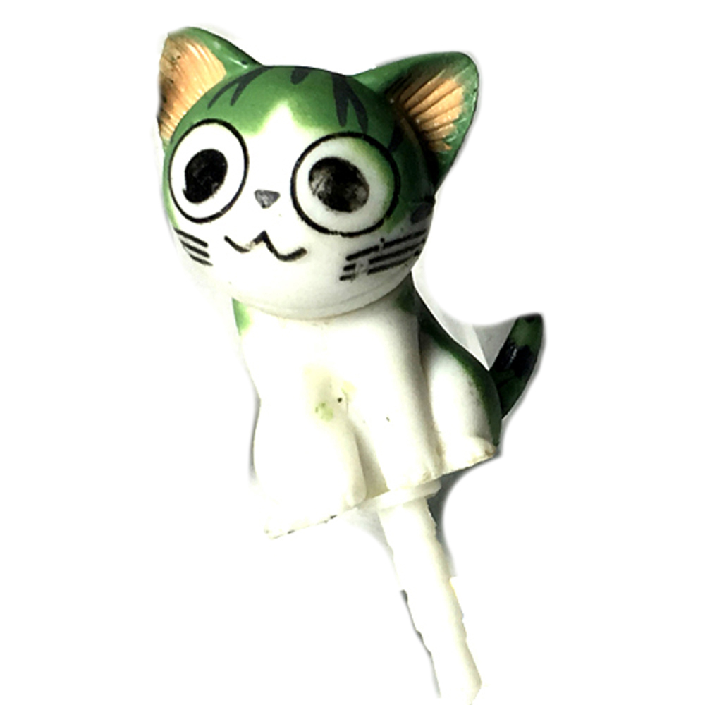 招財 Q貓咪 耳機塞 3公分【十方】145372