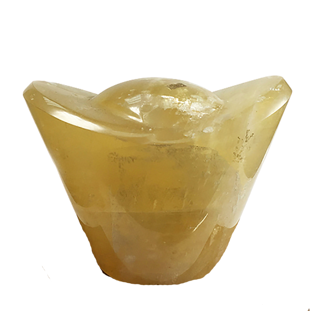 黃水晶大元寶20.5*14*15.5cm【十方】145666