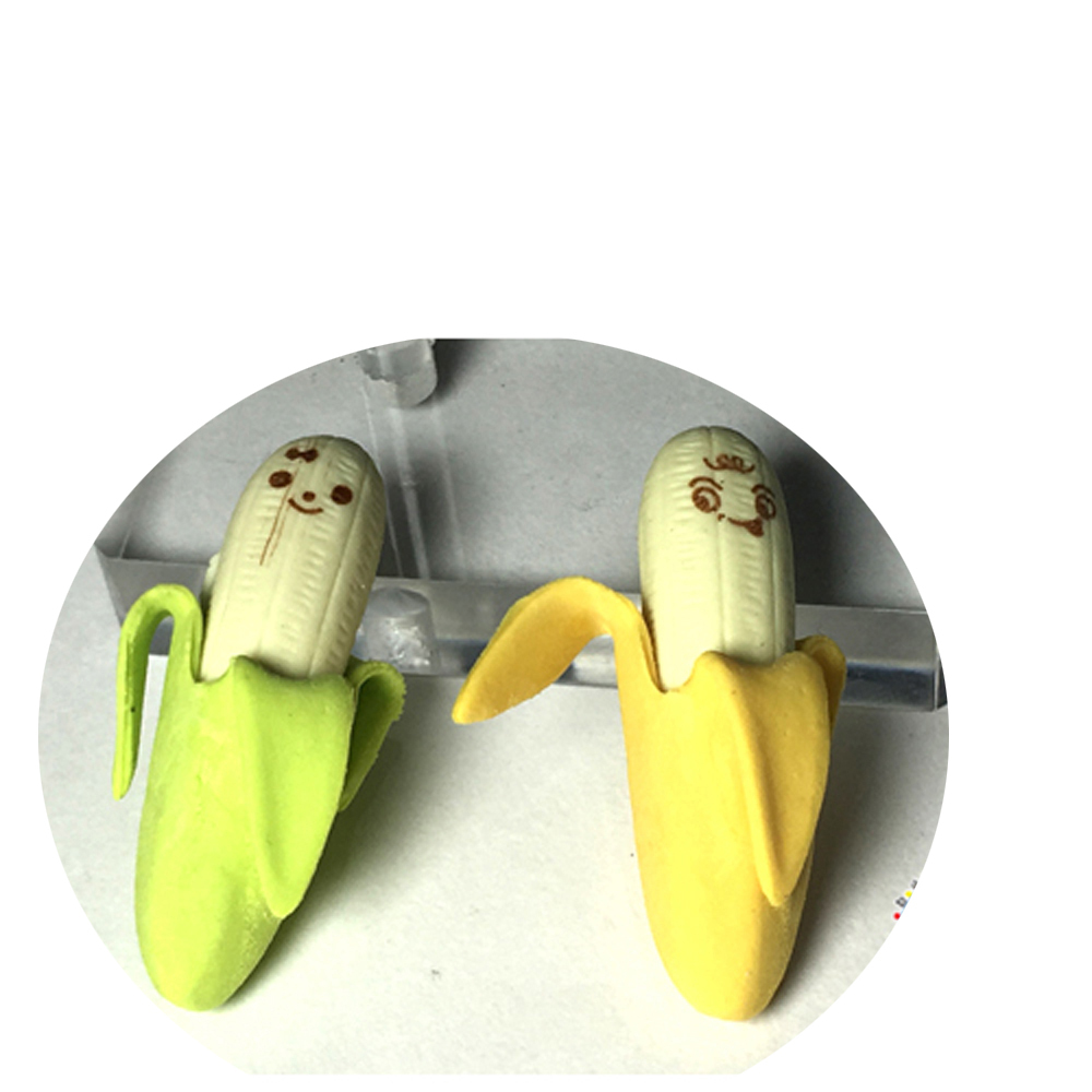 趣味 香蕉 橡皮擦 4.5公分【十方】145378