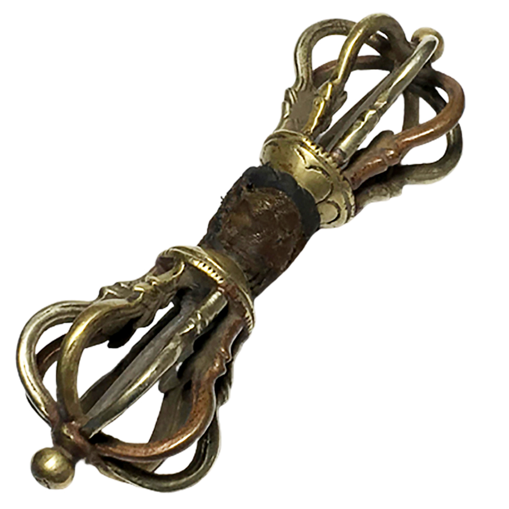 九鈷杵 三色銅 手工 老件【十方】145335