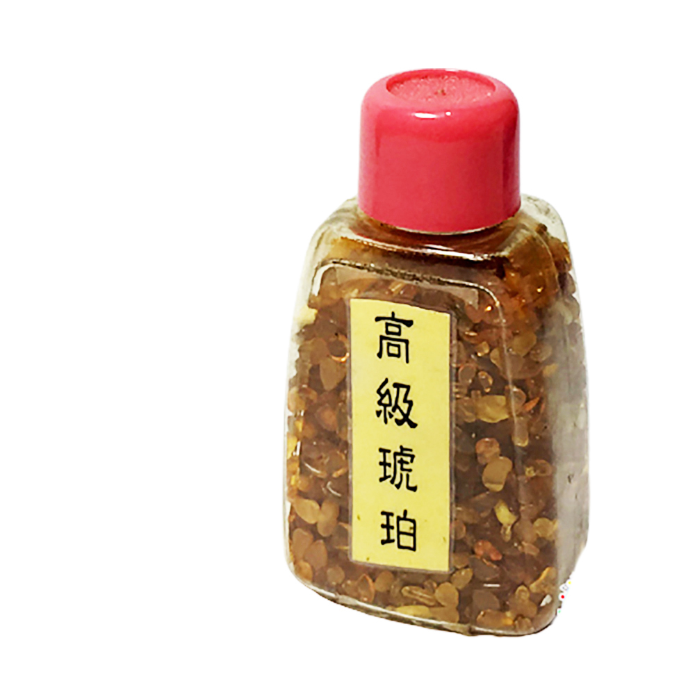 高級琥珀碎石寶罐  約30克【十方】145126