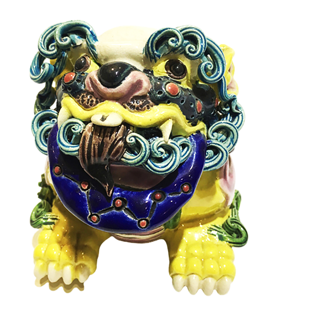 祥獅 交趾陶精品9.5*8.8*7.5公分【十方】144059