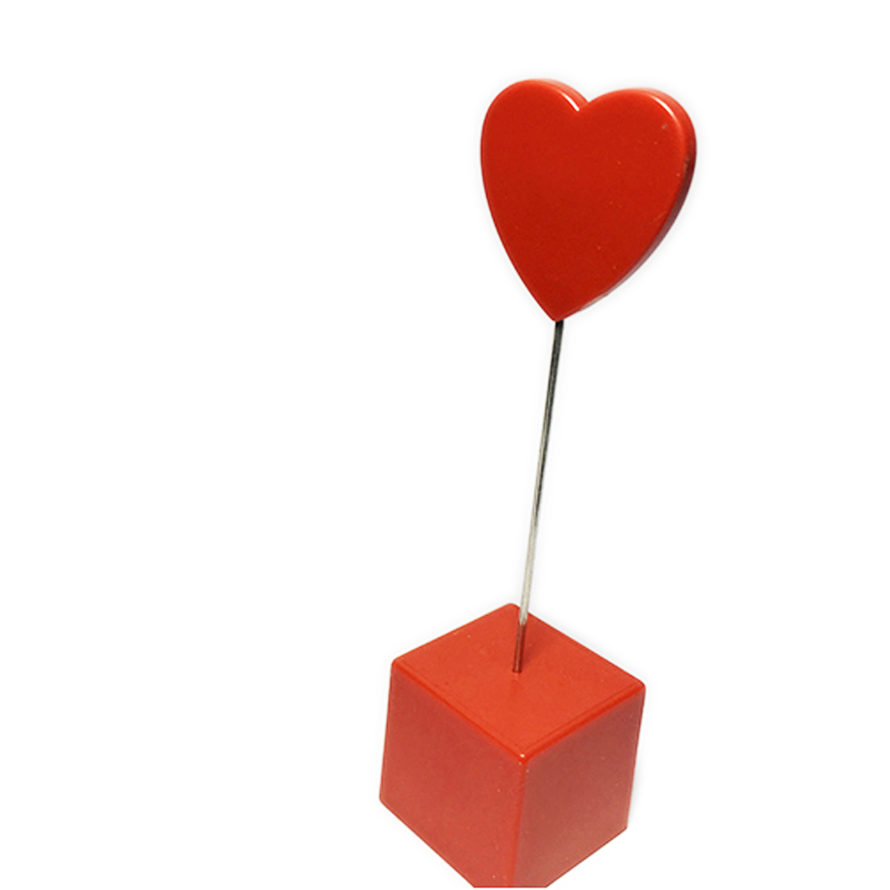 創意紅心便條紙夾高13公分【十方】145815