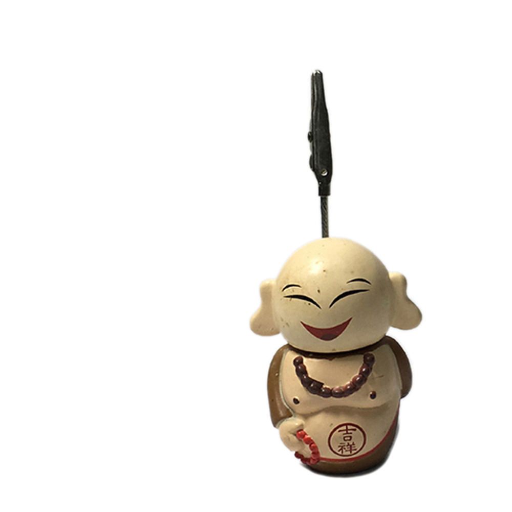 創意彌勒佛 便條紙夾 NG品高10公分【十方】145821