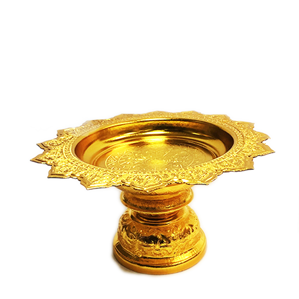 泰式錫銀大供盤28公分【十方】146020