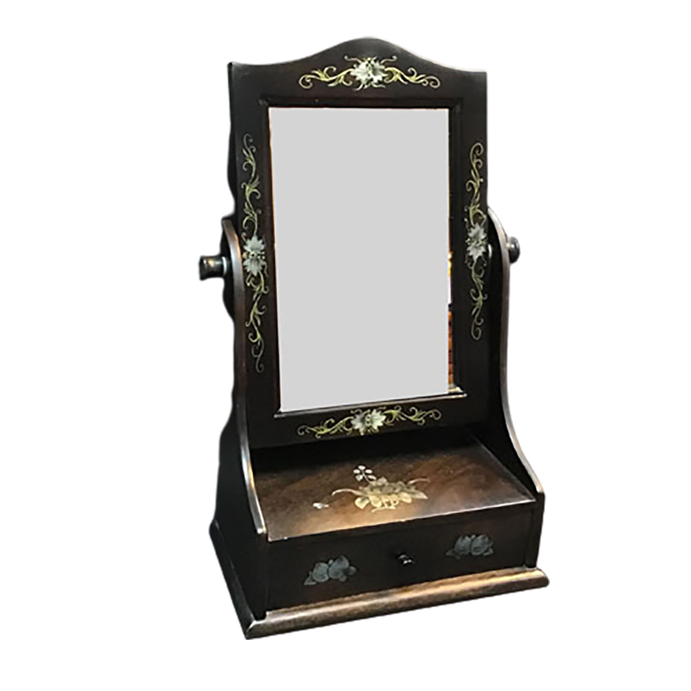 黑檀化妝鏡台高30公分【十方】146816