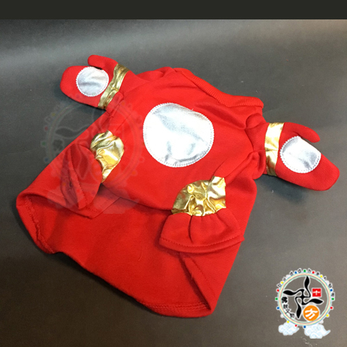 紅色愛心裝寵物衣服M【十方】147325