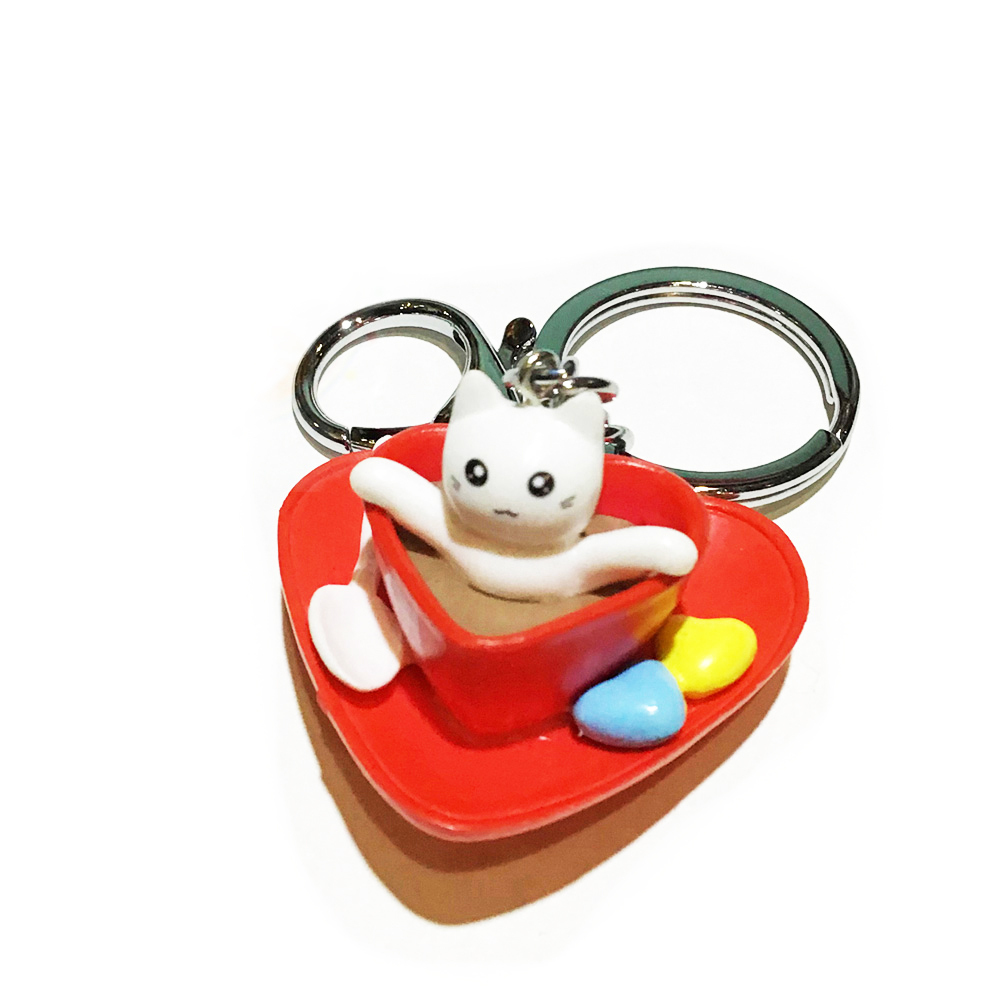 愛心下午茶貓 鎖圈【十方】148095