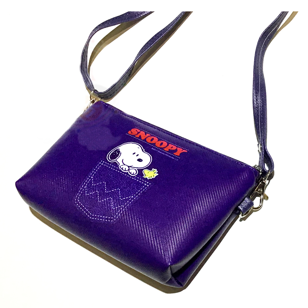 史奴比 藍色側背卡通包【十方】148117