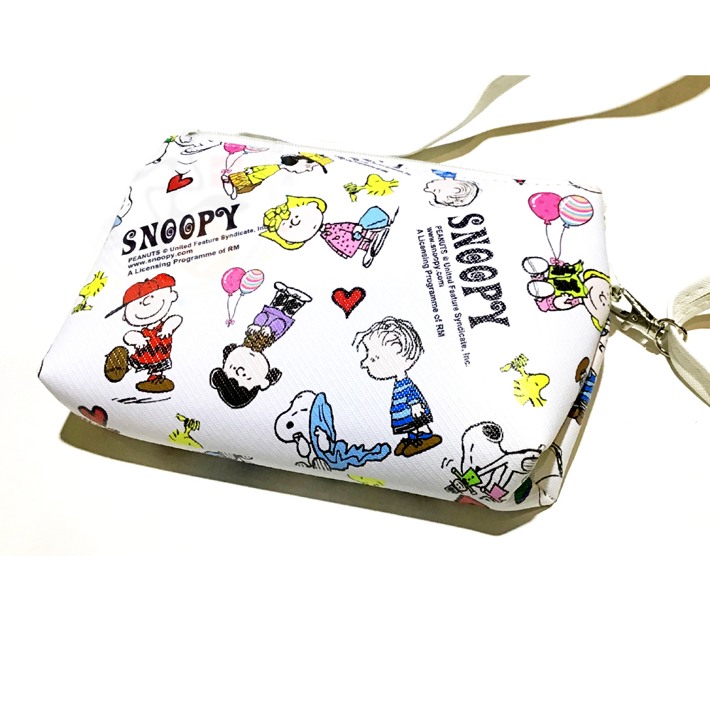 史奴比 白色側背卡通包【十方】148122