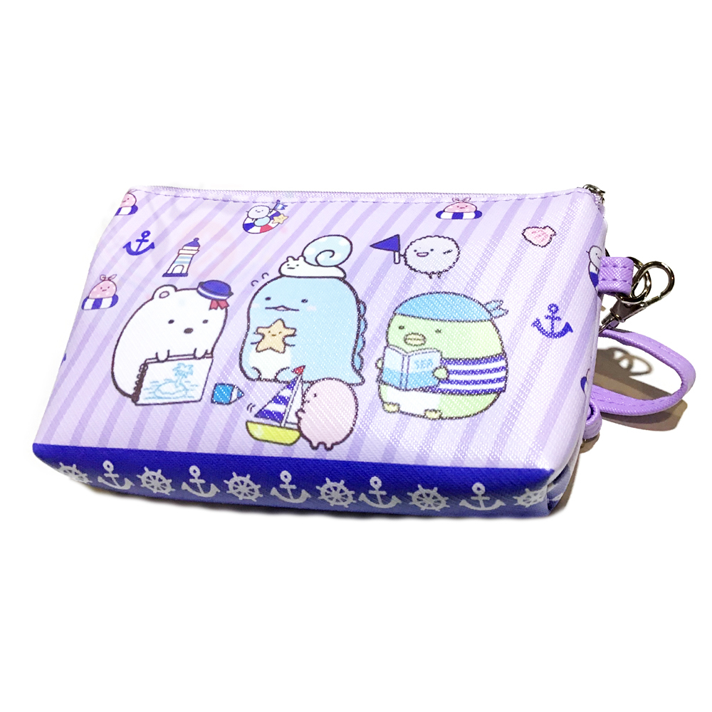 角落生物 粉紫色 側背卡通包【十方】148123