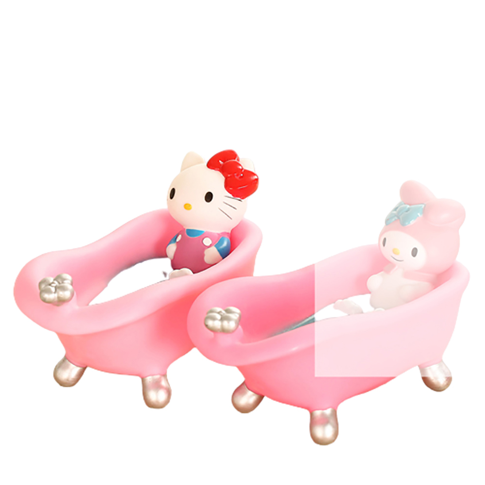 粉kitty貓 卡通皂盒 香皂架【十方】149568