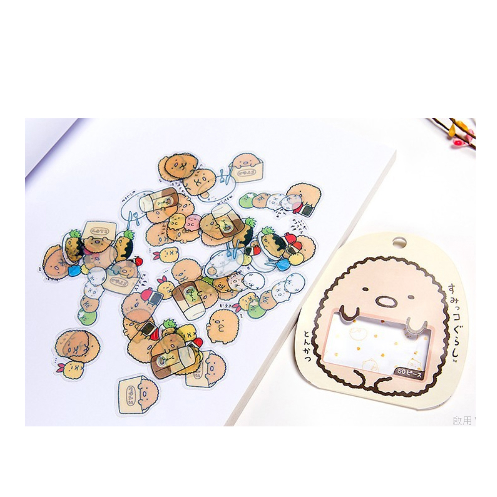 團子 角落生物透明貼紙【十方】149563